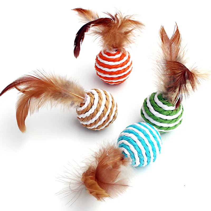 Interactive Sisal Cat Scratching Ball