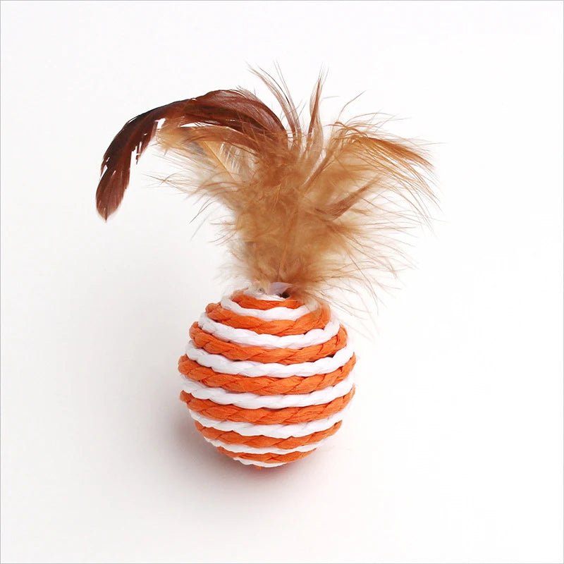 Interactive Sisal Cat Scratching Ball