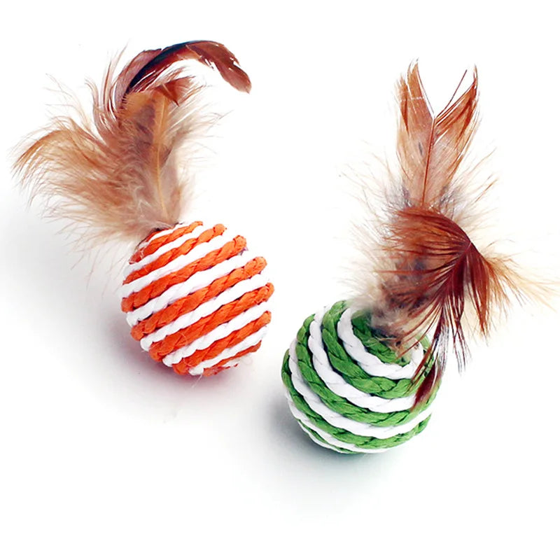 Interactive Sisal Cat Scratching Ball